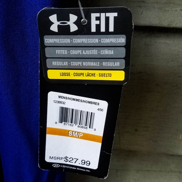 NEW Under Armour Blue Shirt - Picture 4 of 4
